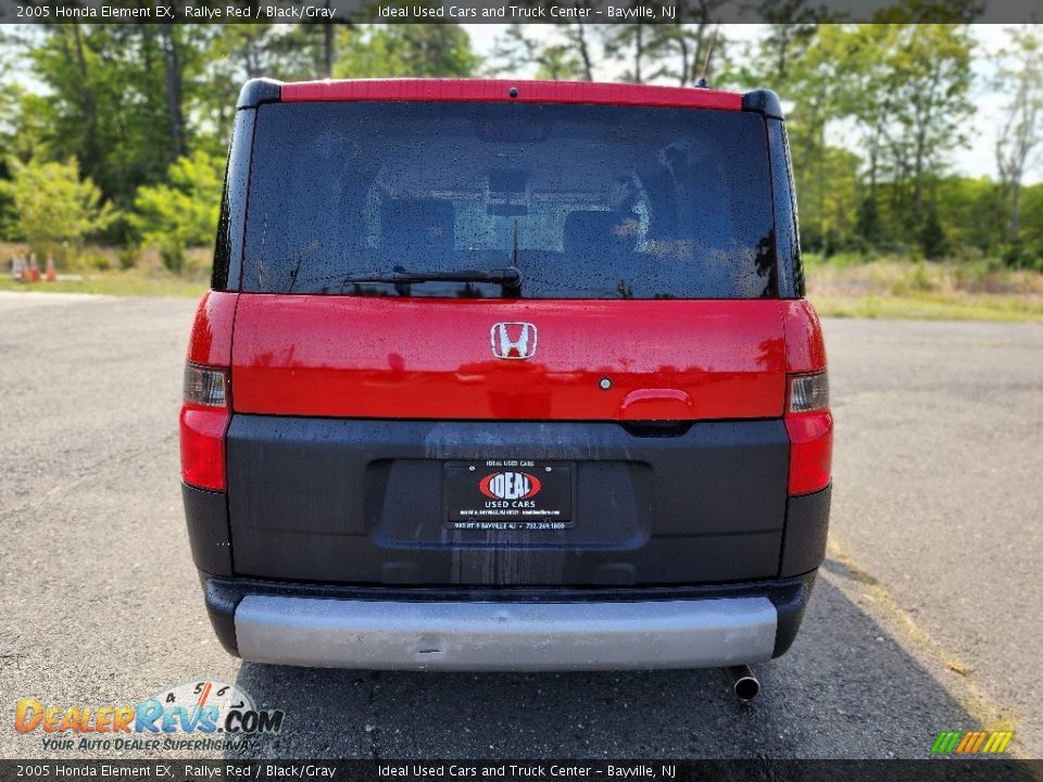 2005 Honda Element EX Rallye Red / Black/Gray Photo #4