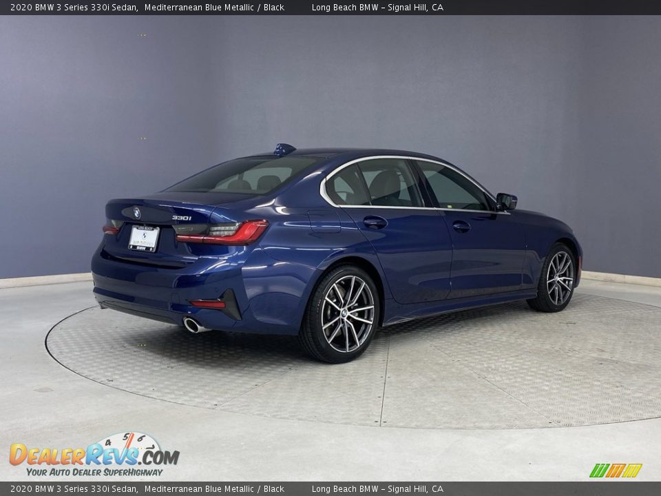 2020 BMW 3 Series 330i Sedan Mediterranean Blue Metallic / Black Photo #5