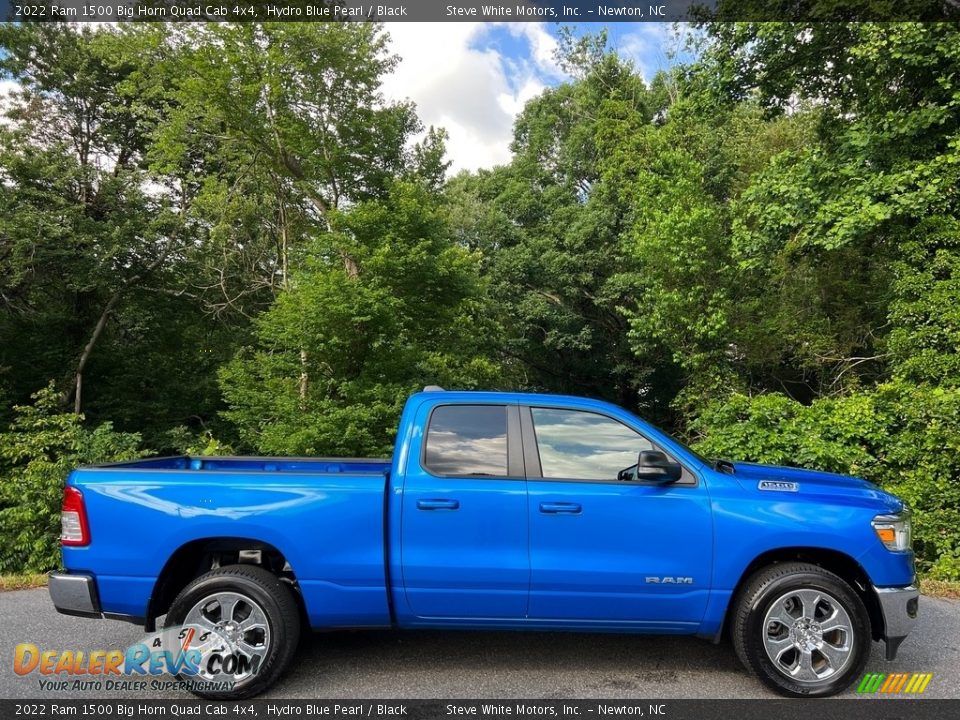 Hydro Blue Pearl 2022 Ram 1500 Big Horn Quad Cab 4x4 Photo #5