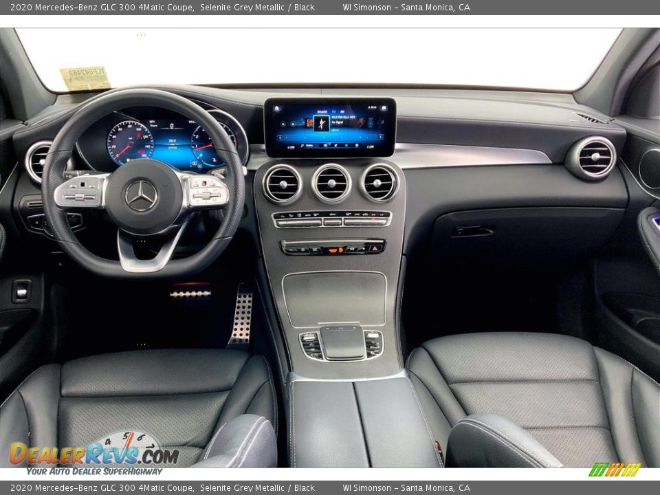 Black Interior - 2020 Mercedes-Benz GLC 300 4Matic Coupe Photo #15