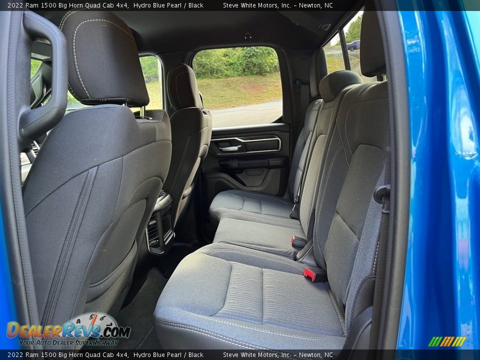 Rear Seat of 2022 Ram 1500 Big Horn Quad Cab 4x4 Photo #14