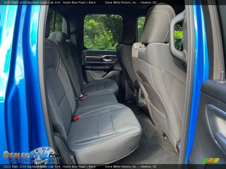 Rear Seat of 2022 Ram 1500 Big Horn Quad Cab 4x4 Photo #15