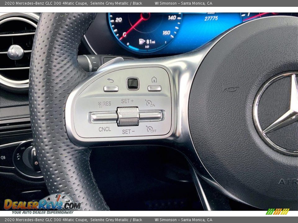 2020 Mercedes-Benz GLC 300 4Matic Coupe Steering Wheel Photo #21