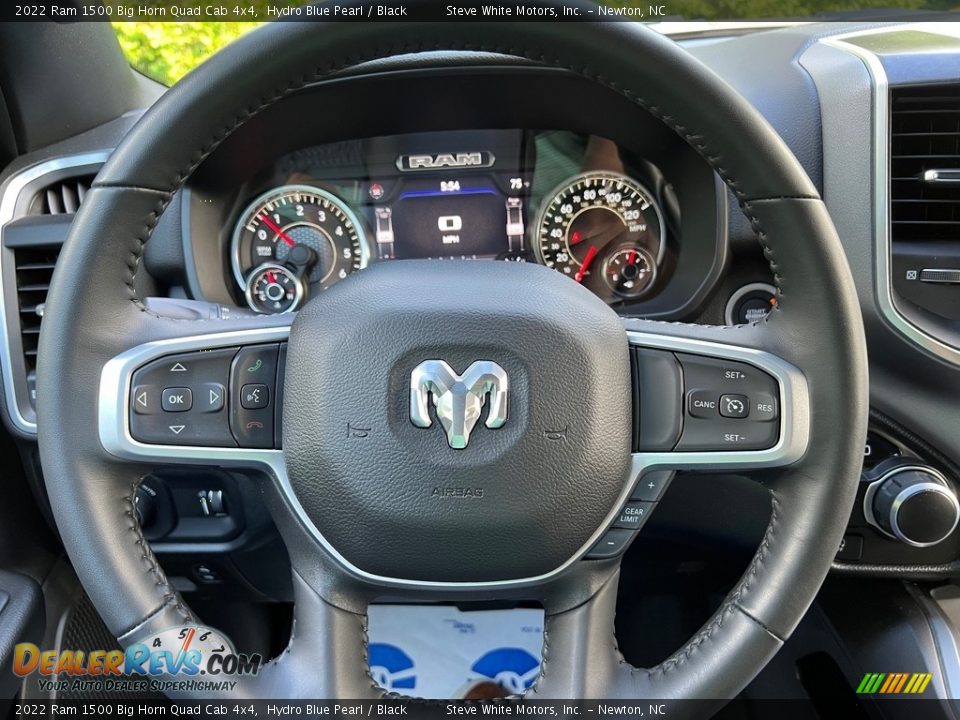 2022 Ram 1500 Big Horn Quad Cab 4x4 Steering Wheel Photo #18