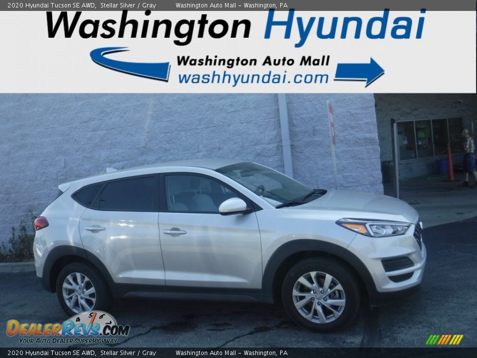 2020 Hyundai Tucson SE AWD Stellar Silver / Gray Photo #2