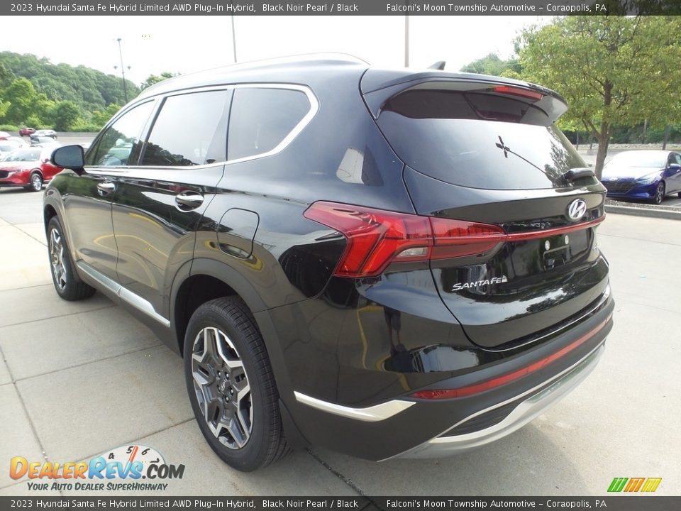 2023 Hyundai Santa Fe Hybrid Limited AWD Plug-In Hybrid Black Noir Pearl / Black Photo #5