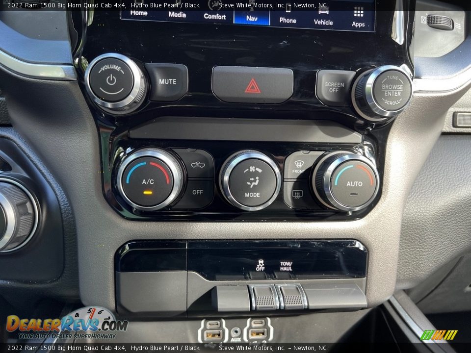 Controls of 2022 Ram 1500 Big Horn Quad Cab 4x4 Photo #24