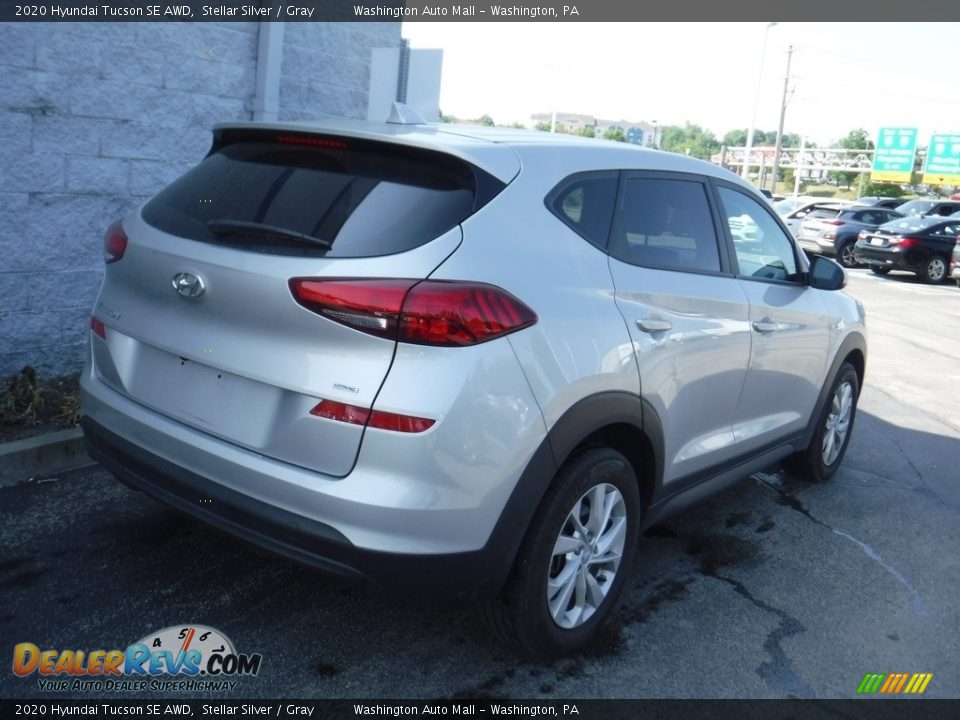 2020 Hyundai Tucson SE AWD Stellar Silver / Gray Photo #8