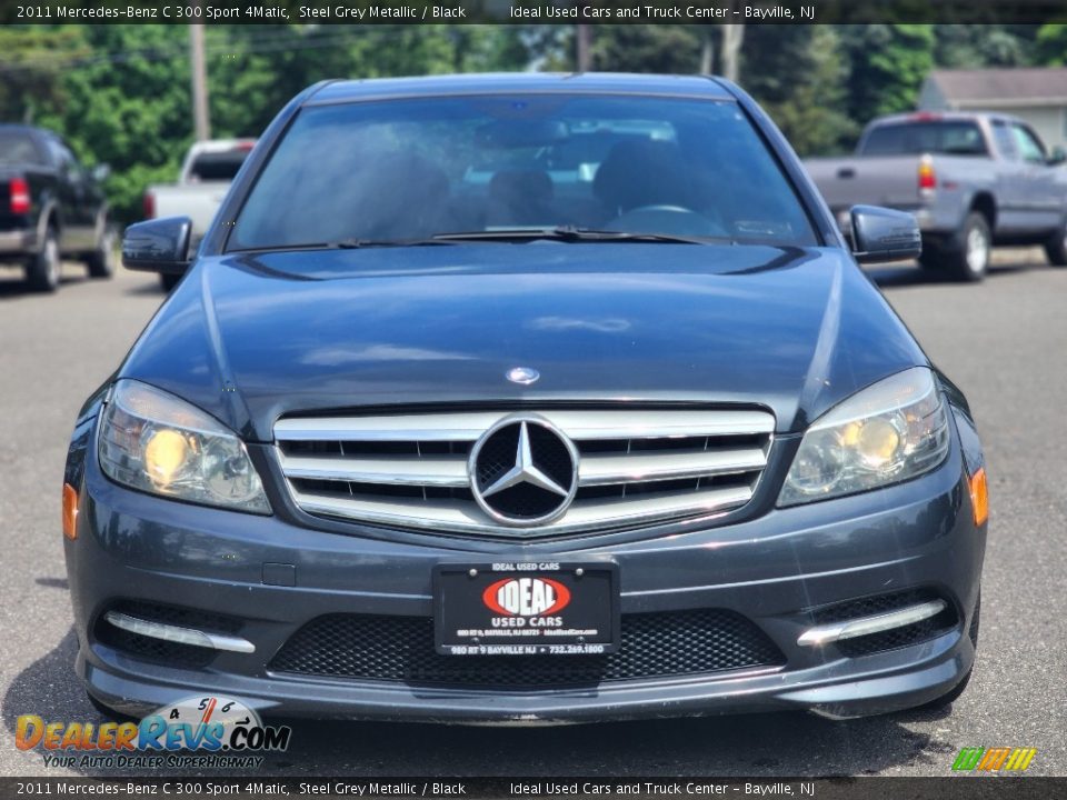 2011 Mercedes-Benz C 300 Sport 4Matic Steel Grey Metallic / Black Photo #3