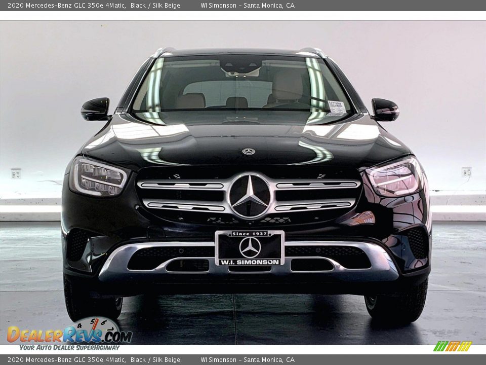 2020 Mercedes-Benz GLC 350e 4Matic Black / Silk Beige Photo #2