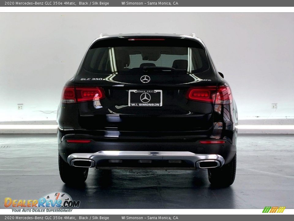 2020 Mercedes-Benz GLC 350e 4Matic Black / Silk Beige Photo #3