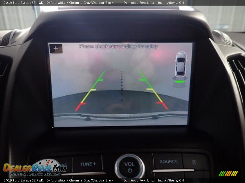 2019 Ford Escape SE 4WD Oxford White / Chromite Gray/Charcoal Black Photo #1