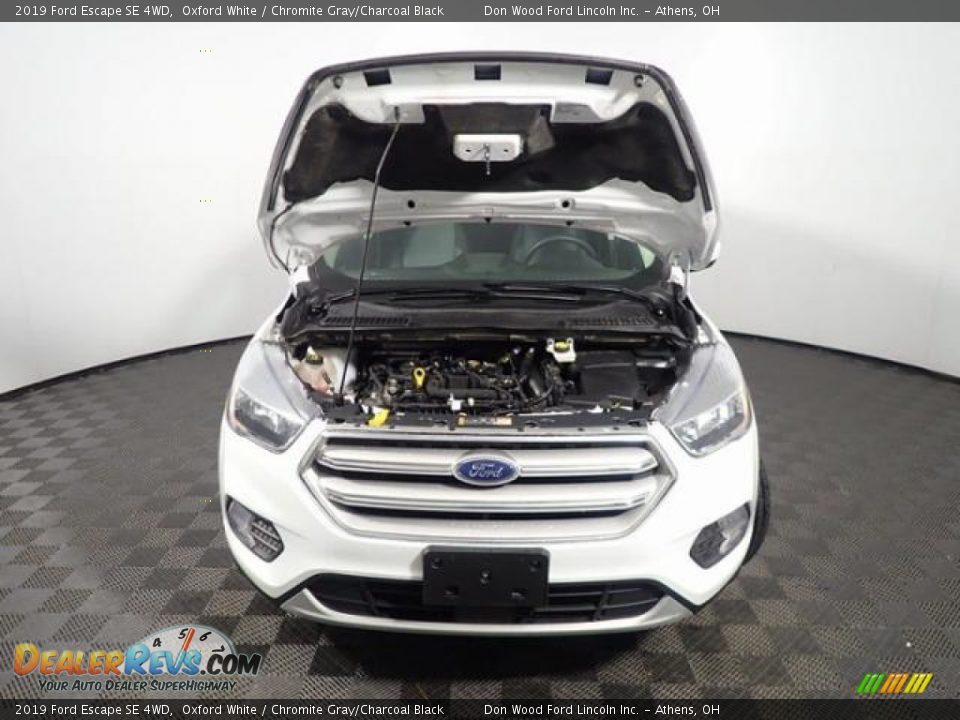 2019 Ford Escape SE 4WD Oxford White / Chromite Gray/Charcoal Black Photo #4