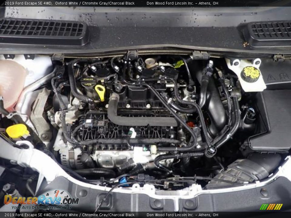 2019 Ford Escape SE 4WD Oxford White / Chromite Gray/Charcoal Black Photo #5
