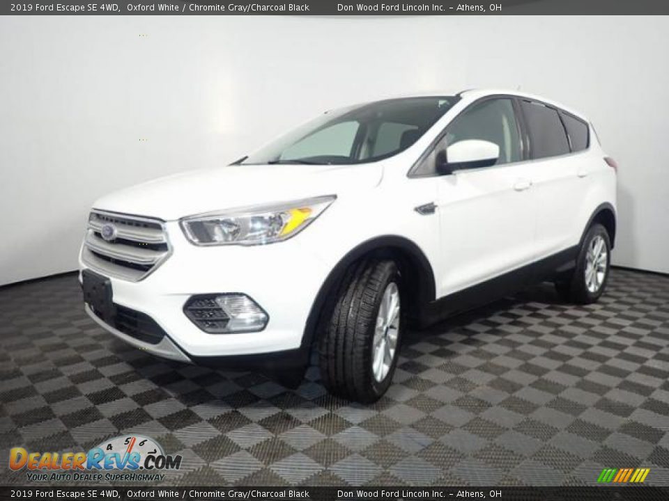 2019 Ford Escape SE 4WD Oxford White / Chromite Gray/Charcoal Black Photo #6
