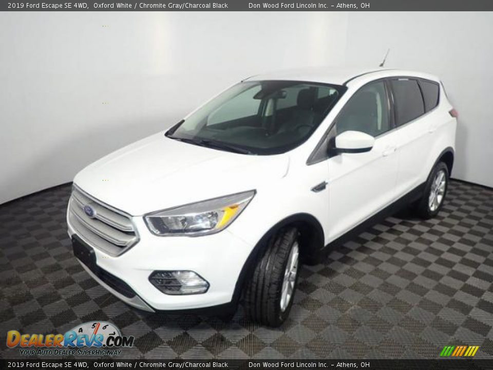 2019 Ford Escape SE 4WD Oxford White / Chromite Gray/Charcoal Black Photo #7