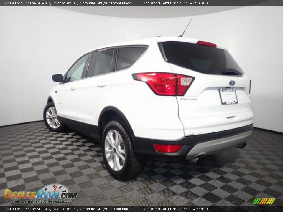 2019 Ford Escape SE 4WD Oxford White / Chromite Gray/Charcoal Black Photo #8