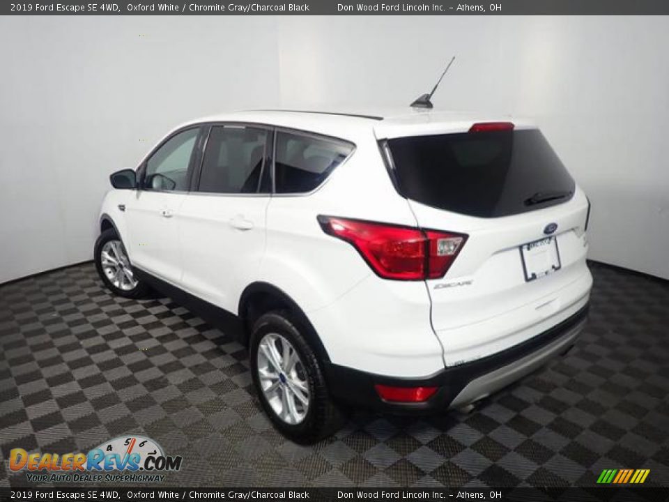 2019 Ford Escape SE 4WD Oxford White / Chromite Gray/Charcoal Black Photo #9