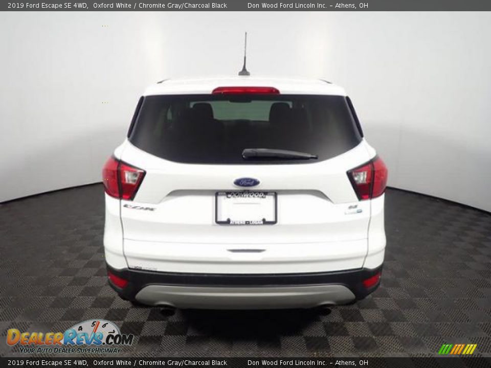 2019 Ford Escape SE 4WD Oxford White / Chromite Gray/Charcoal Black Photo #10