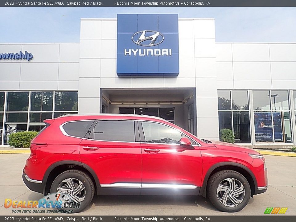 2023 Hyundai Santa Fe SEL AWD Calypso Red / Black Photo #1