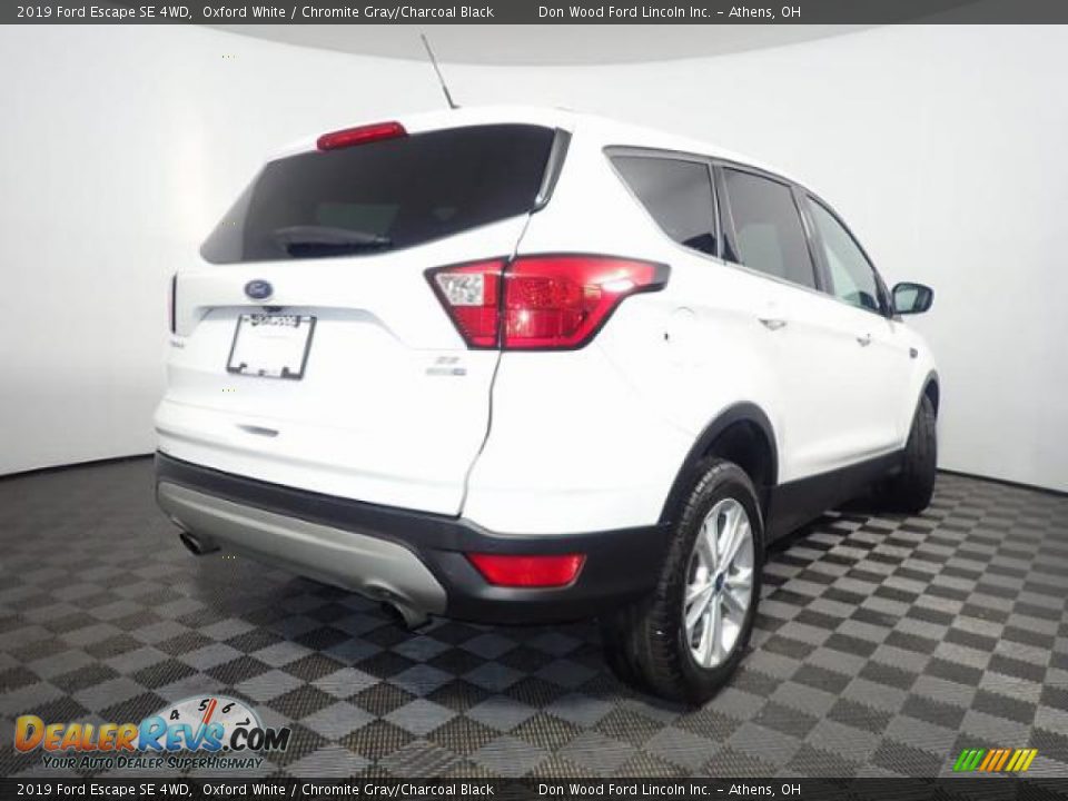 2019 Ford Escape SE 4WD Oxford White / Chromite Gray/Charcoal Black Photo #13
