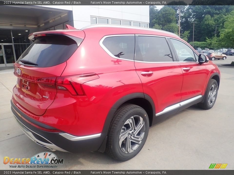 2023 Hyundai Santa Fe SEL AWD Calypso Red / Black Photo #2