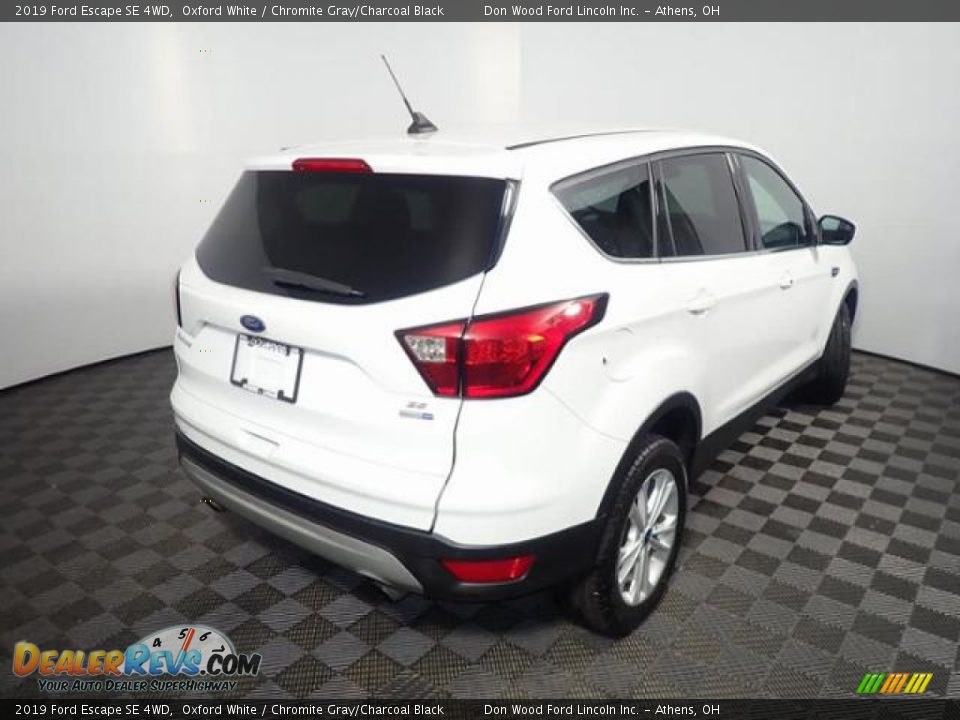 2019 Ford Escape SE 4WD Oxford White / Chromite Gray/Charcoal Black Photo #14