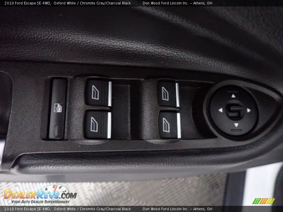 2019 Ford Escape SE 4WD Oxford White / Chromite Gray/Charcoal Black Photo #17