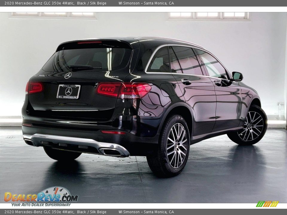 2020 Mercedes-Benz GLC 350e 4Matic Black / Silk Beige Photo #13