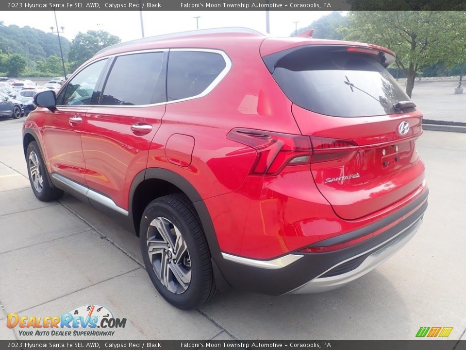 2023 Hyundai Santa Fe SEL AWD Calypso Red / Black Photo #5