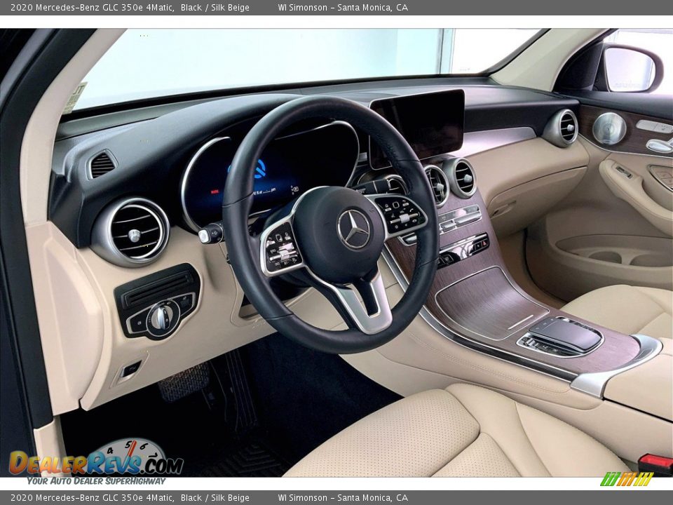 Silk Beige Interior - 2020 Mercedes-Benz GLC 350e 4Matic Photo #14