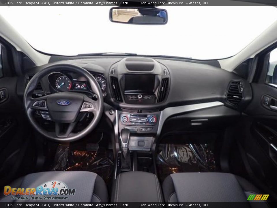 2019 Ford Escape SE 4WD Oxford White / Chromite Gray/Charcoal Black Photo #20