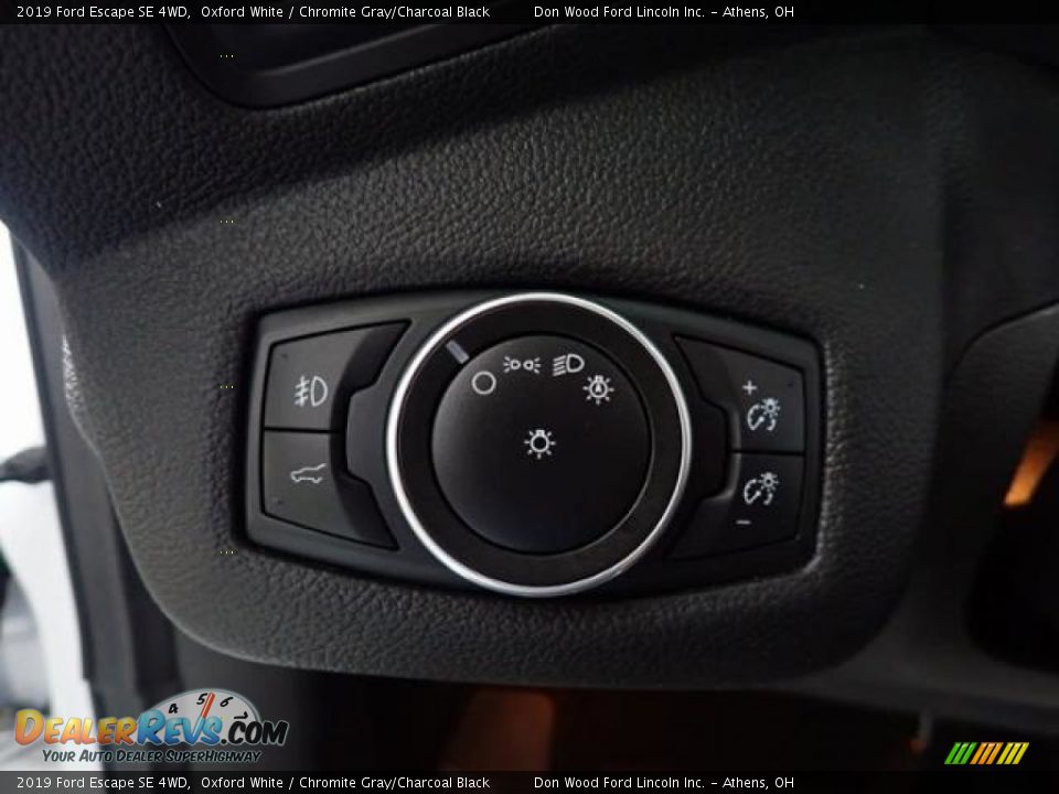 2019 Ford Escape SE 4WD Oxford White / Chromite Gray/Charcoal Black Photo #26