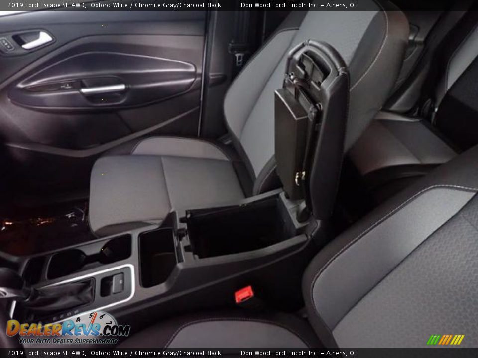 2019 Ford Escape SE 4WD Oxford White / Chromite Gray/Charcoal Black Photo #28