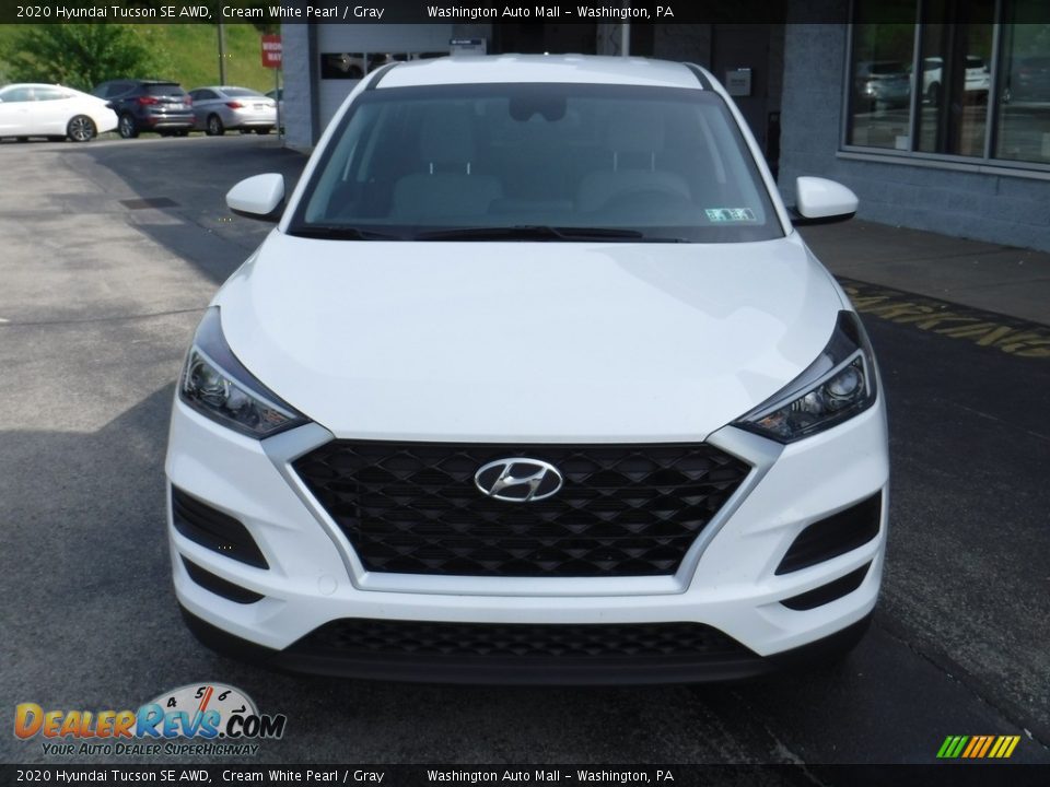 2020 Hyundai Tucson SE AWD Cream White Pearl / Gray Photo #3