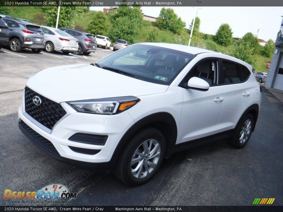 2020 Hyundai Tucson SE AWD Cream White Pearl / Gray Photo #4