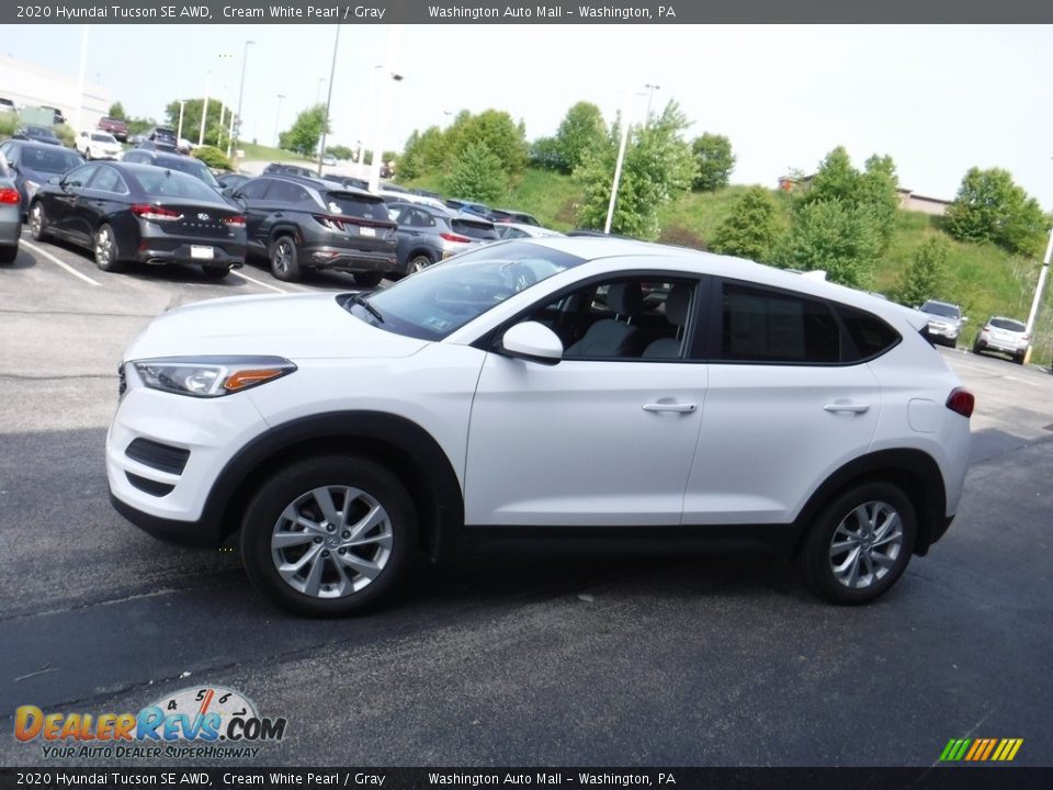 2020 Hyundai Tucson SE AWD Cream White Pearl / Gray Photo #5