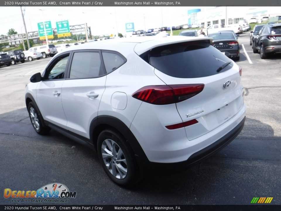 2020 Hyundai Tucson SE AWD Cream White Pearl / Gray Photo #6