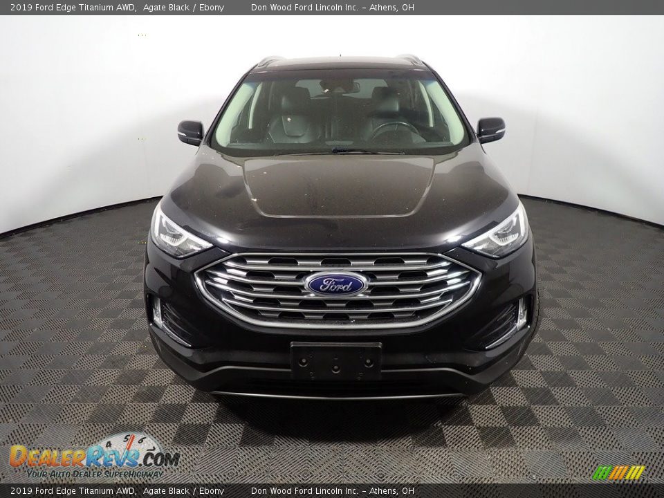 2019 Ford Edge Titanium AWD Agate Black / Ebony Photo #4