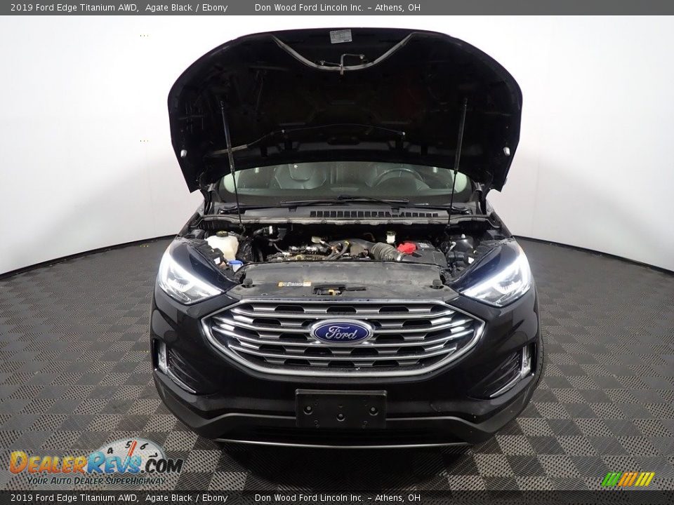 2019 Ford Edge Titanium AWD Agate Black / Ebony Photo #5