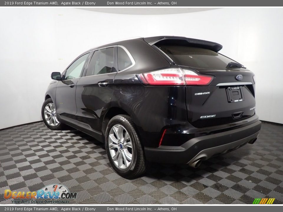 2019 Ford Edge Titanium AWD Agate Black / Ebony Photo #9