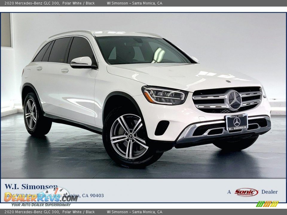 2020 Mercedes-Benz GLC 300 Polar White / Black Photo #1