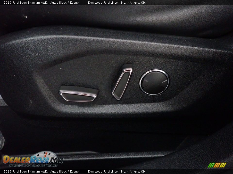 2019 Ford Edge Titanium AWD Agate Black / Ebony Photo #21
