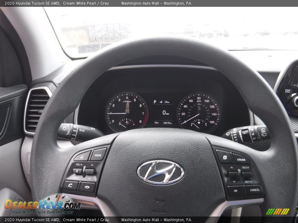 2020 Hyundai Tucson SE AWD Cream White Pearl / Gray Photo #18