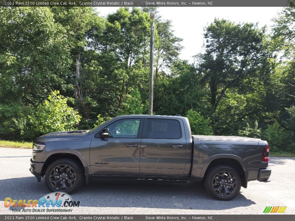 2021 Ram 1500 Limited Crew Cab 4x4 Granite Crystal Metallic / Black Photo #1