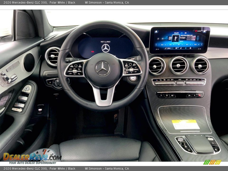 2020 Mercedes-Benz GLC 300 Polar White / Black Photo #4