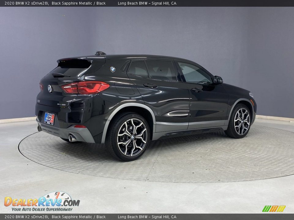 2020 BMW X2 sDrive28i Black Sapphire Metallic / Black Photo #5