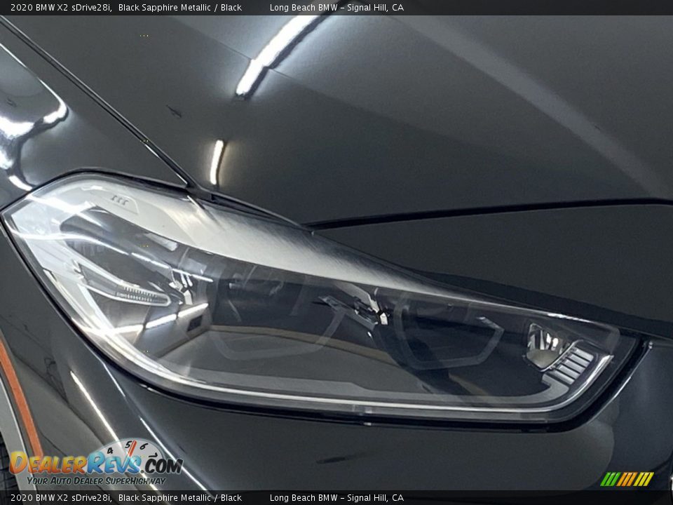 2020 BMW X2 sDrive28i Black Sapphire Metallic / Black Photo #6