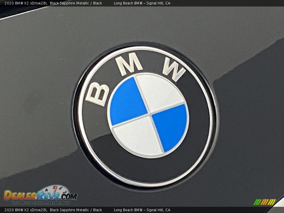 2020 BMW X2 sDrive28i Black Sapphire Metallic / Black Photo #7