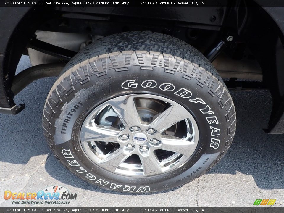 2020 Ford F150 XLT SuperCrew 4x4 Agate Black / Medium Earth Gray Photo #9